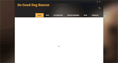 Desktop Screenshot of dogooddogrescue.org